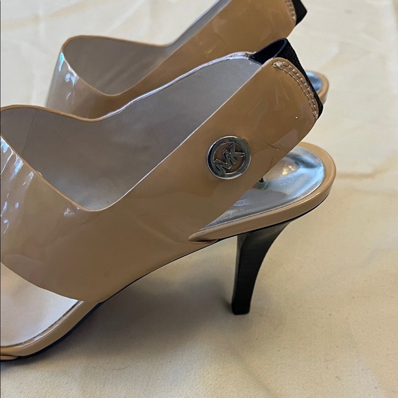 Michael Kors Nude Patent Heels - Picture 3 of 8